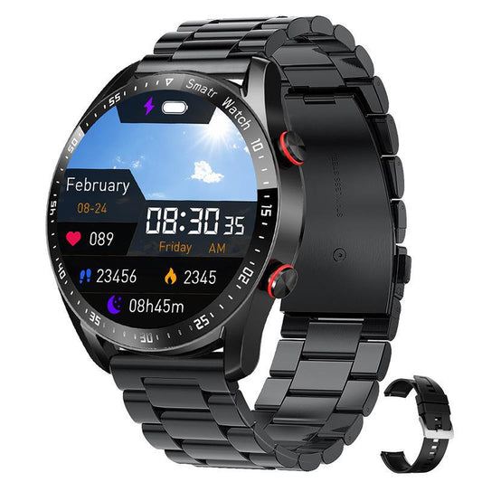 Smart Watch ECG+PPG Business Stainless Steel Strap Bluetooth Call Smart Watch Waterproof I9